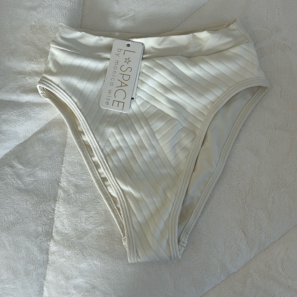 L space frenchi bitsy cut bikini bottom size XS